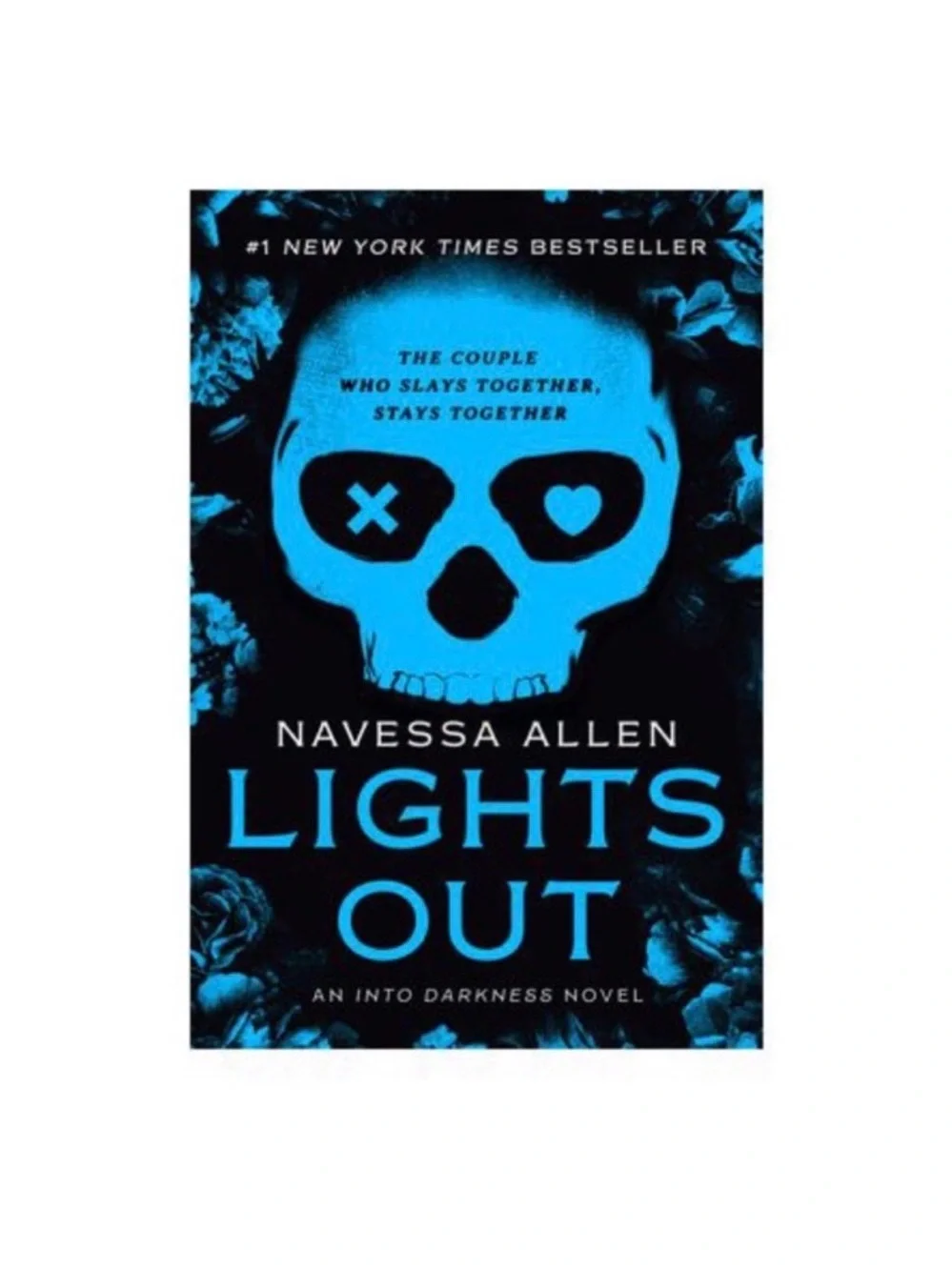 Lights Out by — Blue & Black Decorative Coffee Table Book